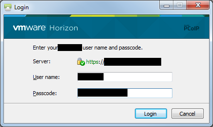 two factor authentication vmware view first factor