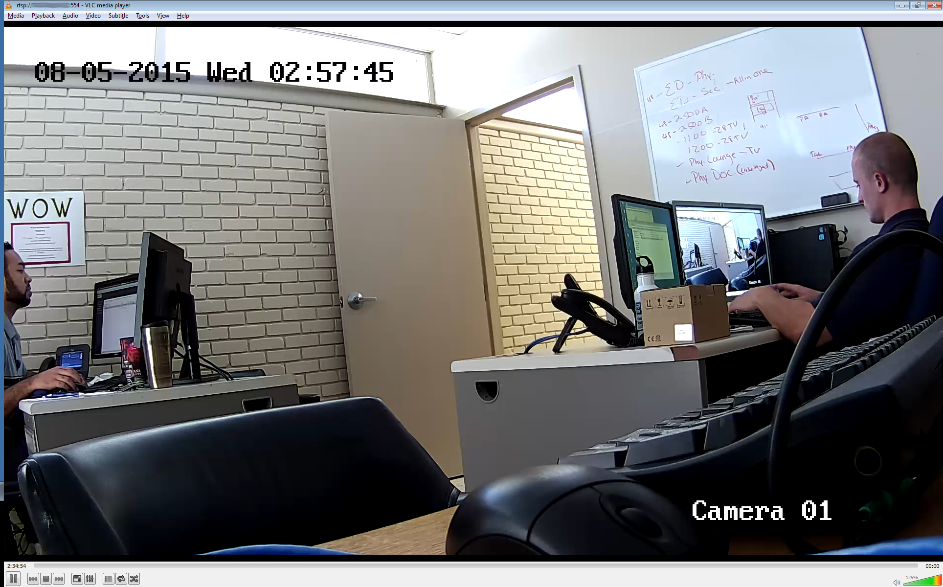 vlc streamer as security camera